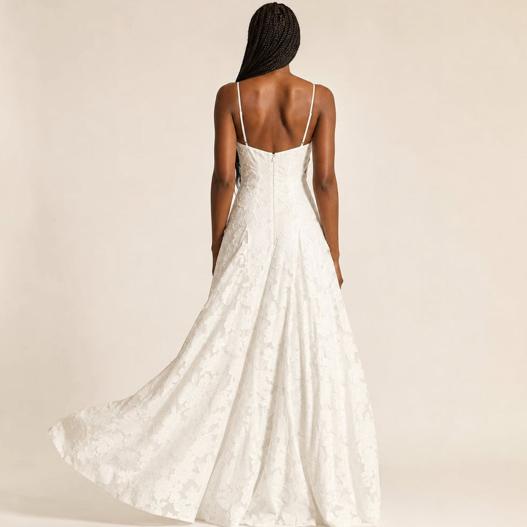 Floral Maxi Dress Thin Strap Summer – Molieri