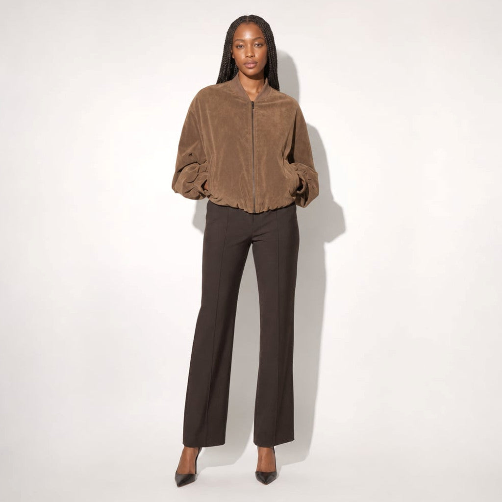 Bomber Jacket Snake-Texture Oversized Brown – Molieri