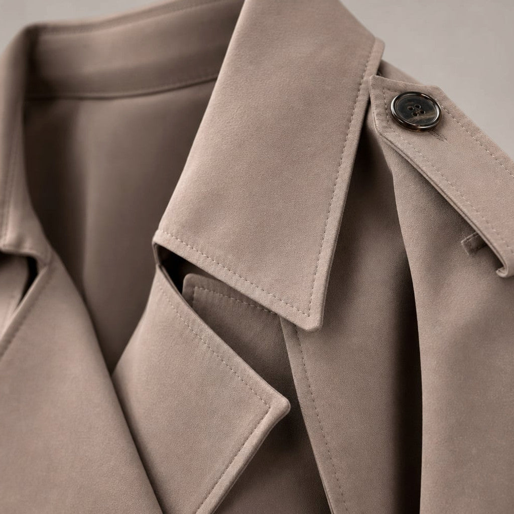 Longline Trench Coat Oversized Belted Mocha – Molieri