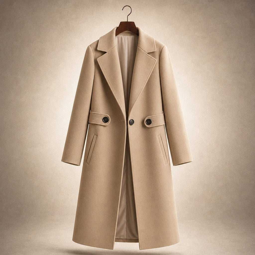 Dulcinea | Belted Winter Coat Mid-Length – Product Photo